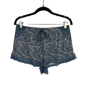 Victoria Secret Sleep Lounge Floral Lace Short Size M